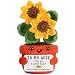 LuoHere Valentines Funny Gifts for Wife Birthday Anniversary Romantic Gift for Her Wife Women I Love You Cute Mothers Day to My Best Wife Ever Handmade Crochet Sunflower from Husband