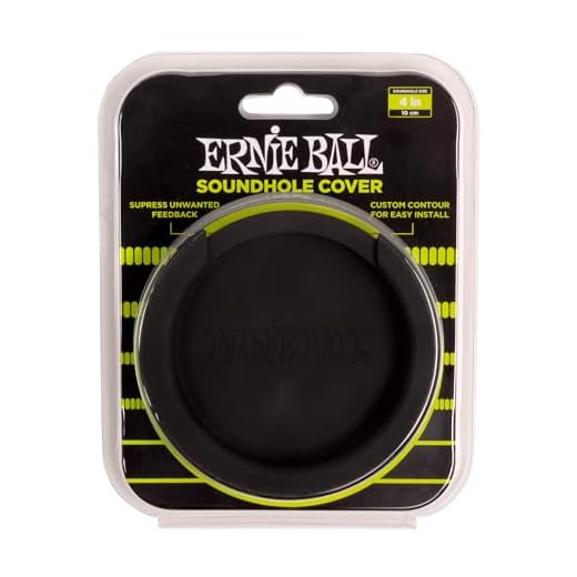 Ernie Ball Acoustic Soundhole Cover - Cubierta del agujero de sonido para guitarras acústicas