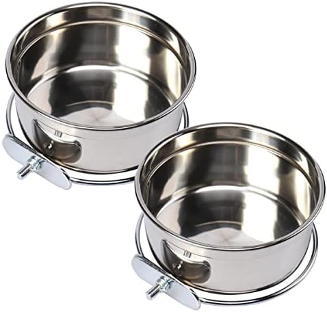 Bird Bowl Parrot Feeder Bird Feeder for Cage - 2 PCS