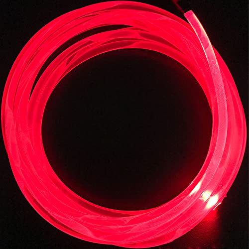 Evesoar 10Ft Super Bright Mma Plastic Optic Fiber Side Glow For Led Light Source Soft Optical Fiber Light Guide Strip Plastic Optical Fiber Transparent Light Guide Material (Diameter 0.12In) #TOP3