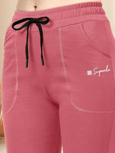 Image of Pinkmint Cotton Style Pyjamas for Women Combo l Stylish Side 2 Pockets l Gym Wear l Comfortable Track Pant