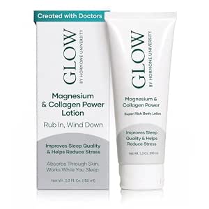 Calming Magnesium Lotion for Sleep and Cramps By Glow by HU - 5.3 Fl Oz