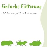 cdVet Naturprodukte Nager Vit C 20 ml - Kaninchen - Meerschweinchen - Versorgung mit Vitamin C - Nahrungsergänzung - auch für atemwegsempfindliche Tiere geeignet - natürliche Zutaten -