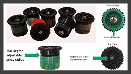 image for Modtek Replacement Pop UP Sprinkler Heads for RainBird, Hunter, Orbit 