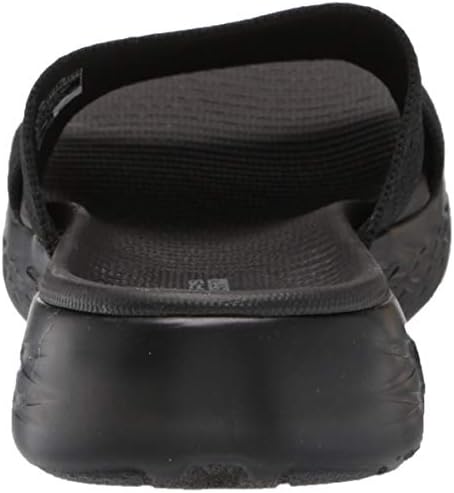 Skechers womens Slide Sandal, Black, 11 US | Image 2