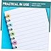 DOITOOL Hole Punch Stickers 10 Sheets Reinforcement Stickers for Paper Holes Binder