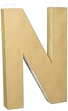 Darice 2861-N Paper Mache Letter 12Inx1.5In