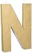 Darice 2861-N Paper Mache Letter 12Inx1.5In