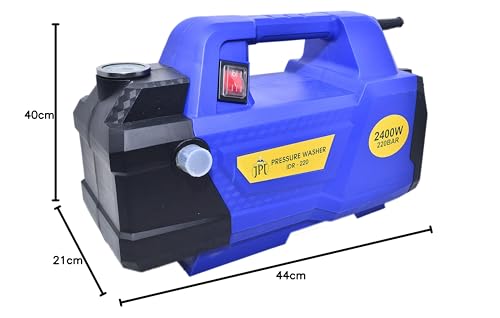 Image of JPT Heavy Duty IDR Domestic Pressure Washer Machine | 2400 Watt | 220 Bar | 10 L /Min Water Flow | 100% Copper Motor | Portable & Durable Design | 1 Year Warranty | All Premium Accessories Included