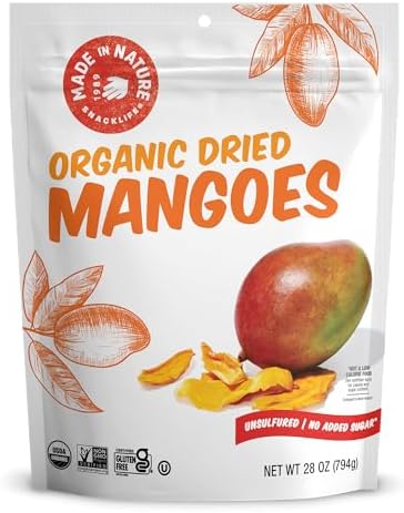 Made In Nature Organic Dried Mangoes, 28-Ounce (Pack of 1)