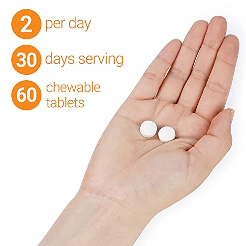 Lauf Nature 5Billion Cfu Probiotics For Kids With 3 Prebiotics - Vitamin D3 With Digestive Probiotics - Vanilla Yogurt Flavored Immune Support Supplements - 60 Zinc Chewable Tablets (2 Per Day) #TOP2