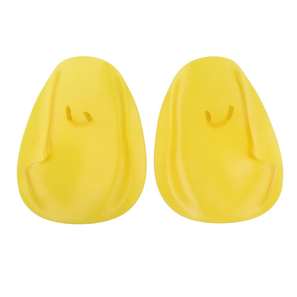 1 paire de gants d'entraînement pour la natation - Jaune - Taille M