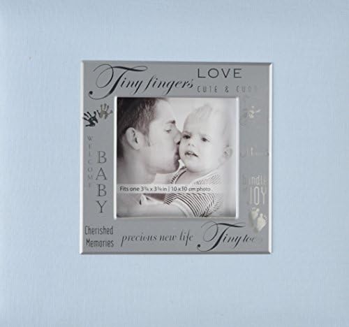 MBI Expressions 8 Inch by 8 Inch Postbound Album, Baby Blue