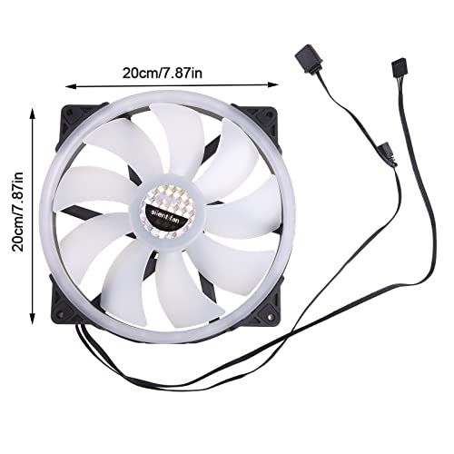Refroidisseurs de processeur LED 200 mm avec flux d'air à haute efficacité - 5