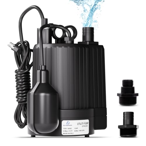 D-HONOR 1/3 HP Sump Pump