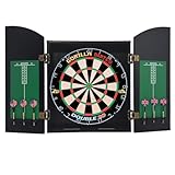 GORILLA DARTS Centre Set Wooden Black Ash Cabinet Set Dartboard inc Darts Package - Image 1