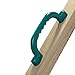 Ymeibe Playground Safety Handles Set, Set of 4 Swing Set Kids Safety Hand Grips for Playset, Grab Handle Bars for Kids Outdoor Games, Jungle Gym, Climbing Frame, Play House Handles (Dark Green)