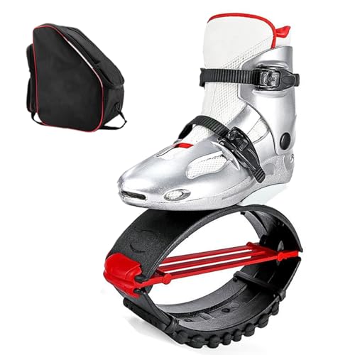 LCBKYDVM Jumps Botas Zapatos de Salto de Canguro para Fitness y Entrenamiento, Zapatos de Salto de Fitness Ajustables para Adultos, Adolescentes y niños, Botas de Rebote, 35-37 EU
