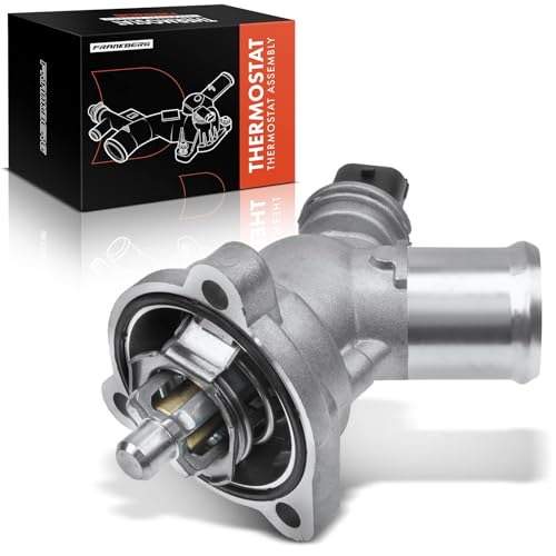Frankberg 1x Engine Coolant Thermostat Coolant Thermostat with Housing Compatible with Spark M300 1.0L 1.2L 2010-2015 Replace# 25192923