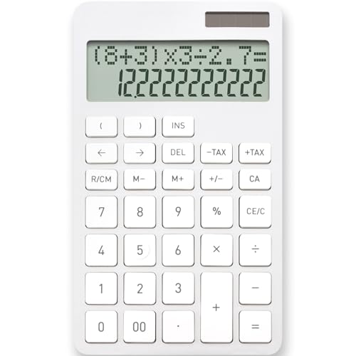 Calculatrice d'affichage de formule mathématique C1258BK noir pour étudiant et bureau