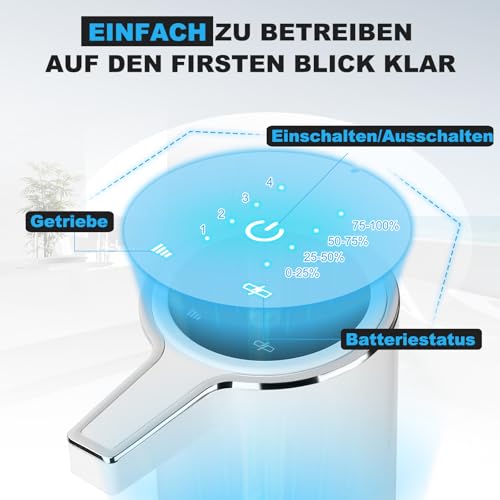 Seifenspender Automatisch Elektrischer 4-Stufen Verstellbar Wandmontage Sensor mit Sensor 400ml No Touch Seifenspender FüR Bad,KüChe,Büro Weiß 2