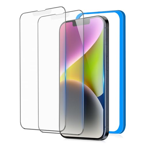 【 アンチグレア 】 iPhone14Plus / iPhone13ProMax 用 ガラスフィルム さらさら アイフォン14プラス/13プロマックス 対応 フィルム 液晶 保護 強化ガラス ゲーム用 タッチ感 (6.7インチ)【反射防止/指紋防止/気泡ゼ