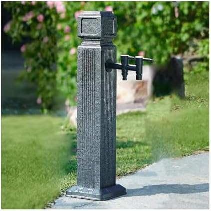 Stainless Steel Garden Water Tap - Square Design for Lawn & Patio Irrigation, Durable Courtyard Faucet, Outdoor Watering Solution for Gardens & Lawns