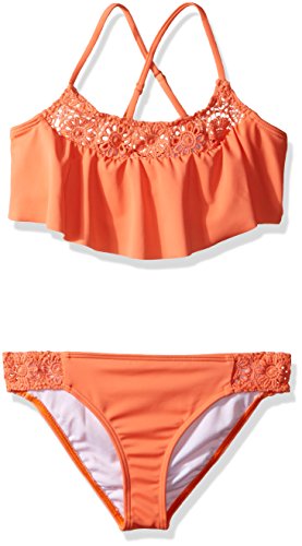 Billabong Little Girls' Just Beachy Flutter Two Piece Swimsuit, Tutti...