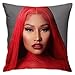 Nicki Minaj Jeter des taies d'oreiller 18 "X18 taies d'oreiller décoratives pour la Maison Housses de Coussin pour canapé Chambre Salon