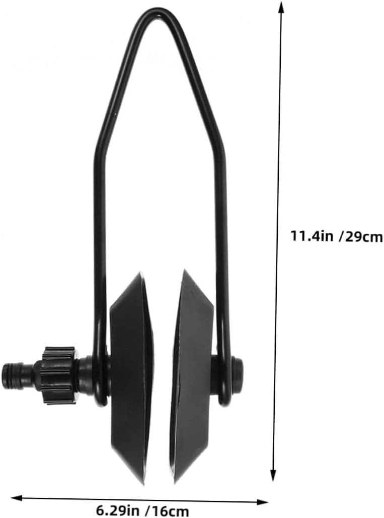 SECFOU 2pcs Outboard Motor Flusher Dual Water Feed Boat Motor Cleaner Muffs Kit for Marine Engine Flush Accessories