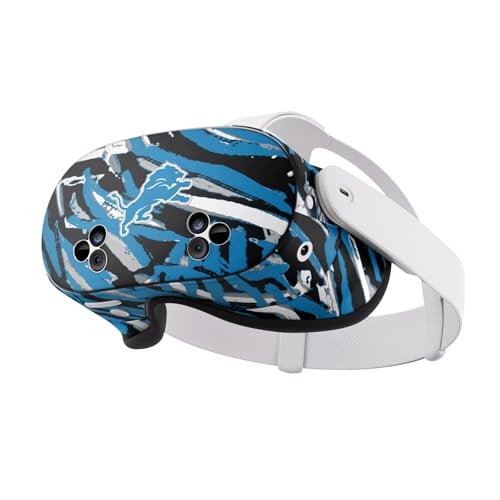 Cadeau fan NFL skin Meta Quest 3S autocollant Detroit Lions Head Case Designs