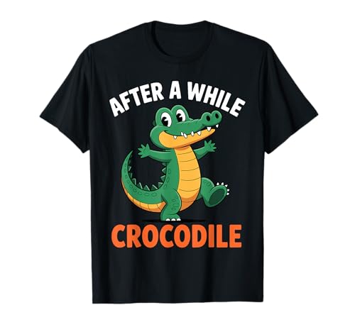 Cool Crocodile Art for Men Women Croc Lover Crocodile Hunter T-Shirt