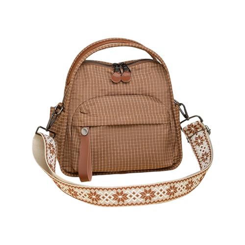 Sac à bandoulière de femmes à multiples poches et porte-monnaie intégré