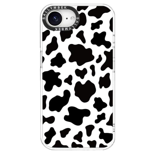 Coque iPhone 17e antichoc MagSafe protège objectif motif vache transparent