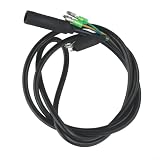 Vibsky Cavo di prolunga per motore elettrico da 130 cm, adattatore femmina a 9 pin con sensore Hall per parti di bici elettriche, nero