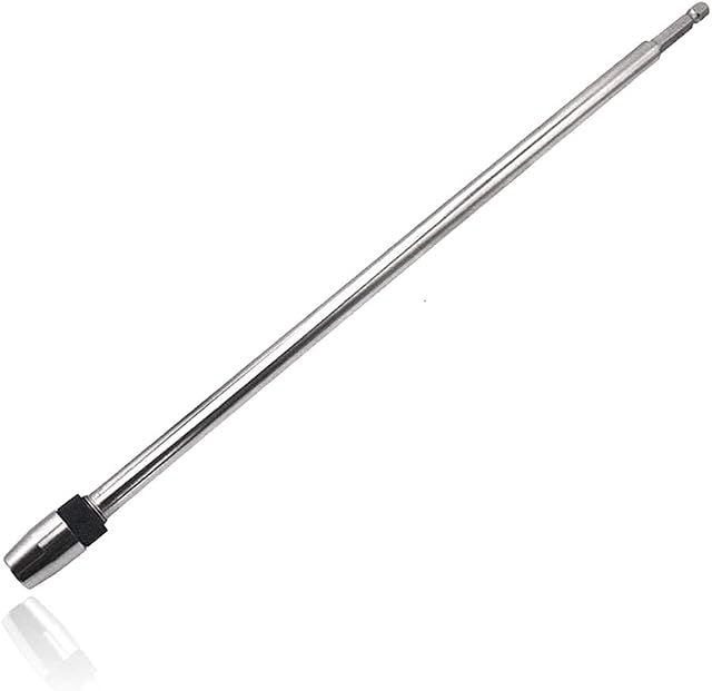 Bestgle 12-Inch Long Magnetic Screwdriver Bit Holder 1/4 Inch Hex Shank Quick Change Bit Extension Bar for Screws Nuts Drill Hand-held Driver