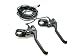 1 Pair of Universal Electric Bicycle Ebike Brake Handle Brake Lever 2.3cm Diameter
