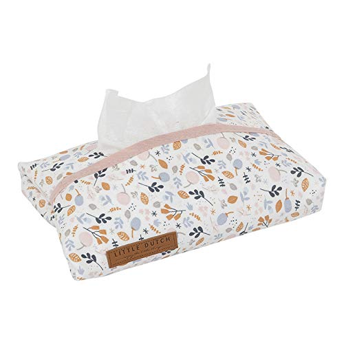 Little Dutch TE30320250 - Funda para toallitas húmedas, diseño de flores