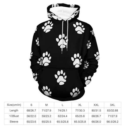 Pullover Empreintes Blanches pour stopper le froid avec style en taille S - 4