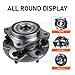 MACEL 515040 4WD Front Wheel Bearing and Hub Assembly Compatible with 05-19 Toyota Tacoma, 03-19 Toyota 4Runner, 07-14 Toyota FJ Cruiser, 03-09 Lexus GX470, 10-19 Lexus GX460, 6lugs w/WBS