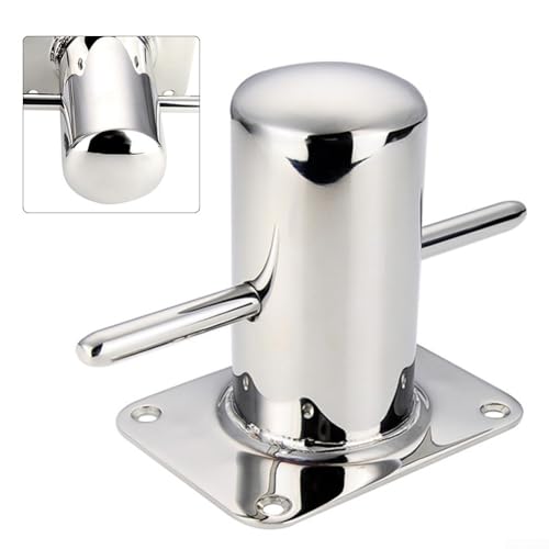 Stainless Steel Mooring Column Bolt - 60mm Marine Bollard Secure Docking and Anchoring
