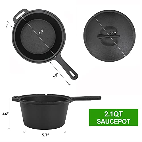 Reliancer Pre-Seasoned Dutch Oven Cooking Set thumbnail 3