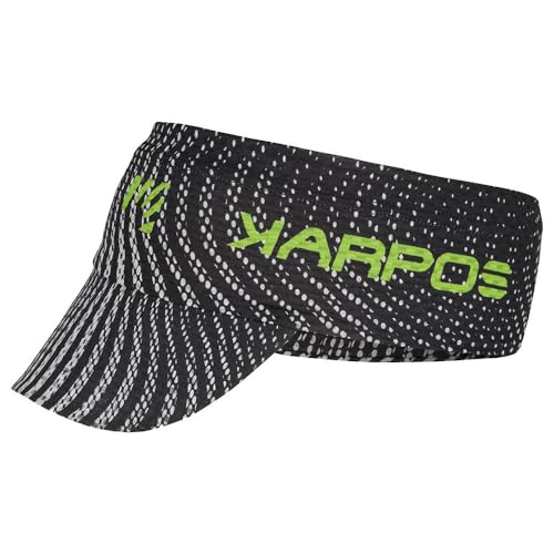 Karpos TRE Cime Print Cap, Black-Jasmine Green, ONE Size