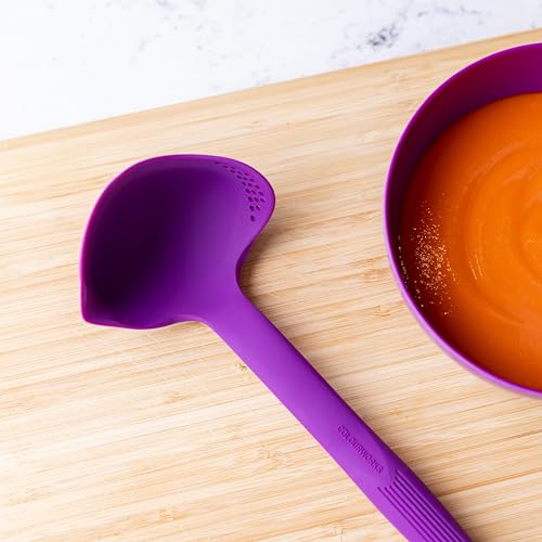 Colourworks Purple Silicone Ladle 27cm