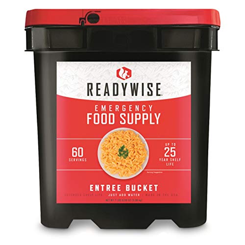READYWISE-Entree-Grab-Go-Bucket-60-Servings-Emergency-MRE-Supply-Premade-Freeze-Dried-Survival-Food-for-Hiking-Adventure-Camping-Essentials-Individually-Packaged-25-Year-Shelf-Life