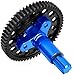RCMYou Metal Spur Gear Slipper Clutch 57T(32dp) with 15T/16T/17T Pinions Gear Upgrades Part for 1/10 Granite/Senton/Big Rock/Vorteks 3s mega550,Kraton/Outcast 4S,Navy Blue