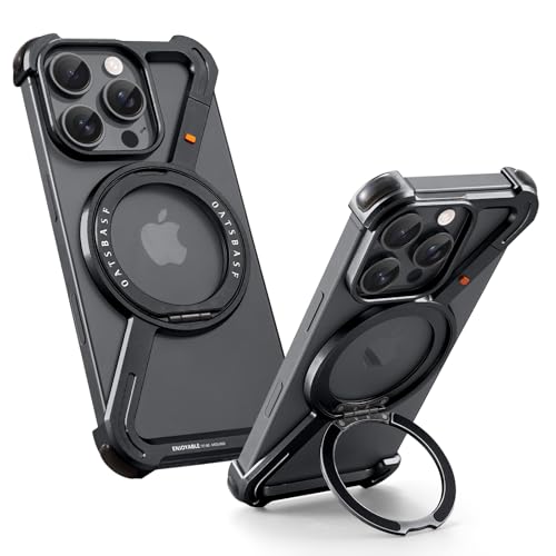 Coque iPhone 16 Pro Max pour regarder vos vidéos avec béquille rotative 360°