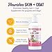 Health Extension Skin & Coat Supplement for Dogs & Puppies, 32oz - Omega 3 & 6 Rich Formula for Healthy Skin & Shiny Coat, Reduces Shedding & Itching