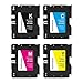 INK+ SG500 SG1000 Version A Sublimation Cartridge Compatible for Sawgrass Virtuoso SG500 SG1000 Printer (1 Black, 1 Cyan, 1 Magenta, 1 Yellow, 4-Pack) Version A