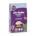 Eat Water Slim Udon Noodles 270g (Pack of 5) – Organic Konjac Noodles, Low Calorie Food, Zero Carb, Gluten-Free, Fat-Free, Vegan, High Fibre Ready to Eat Noodles Alternative, Keto & FODMAP Friendly